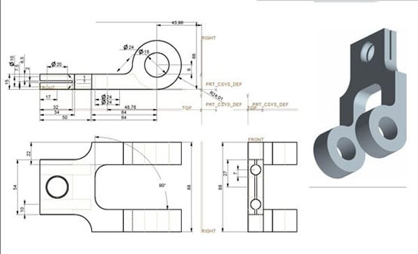 Mechanical Projects Portfolio - FEA, 2D/3D Design and Drafting