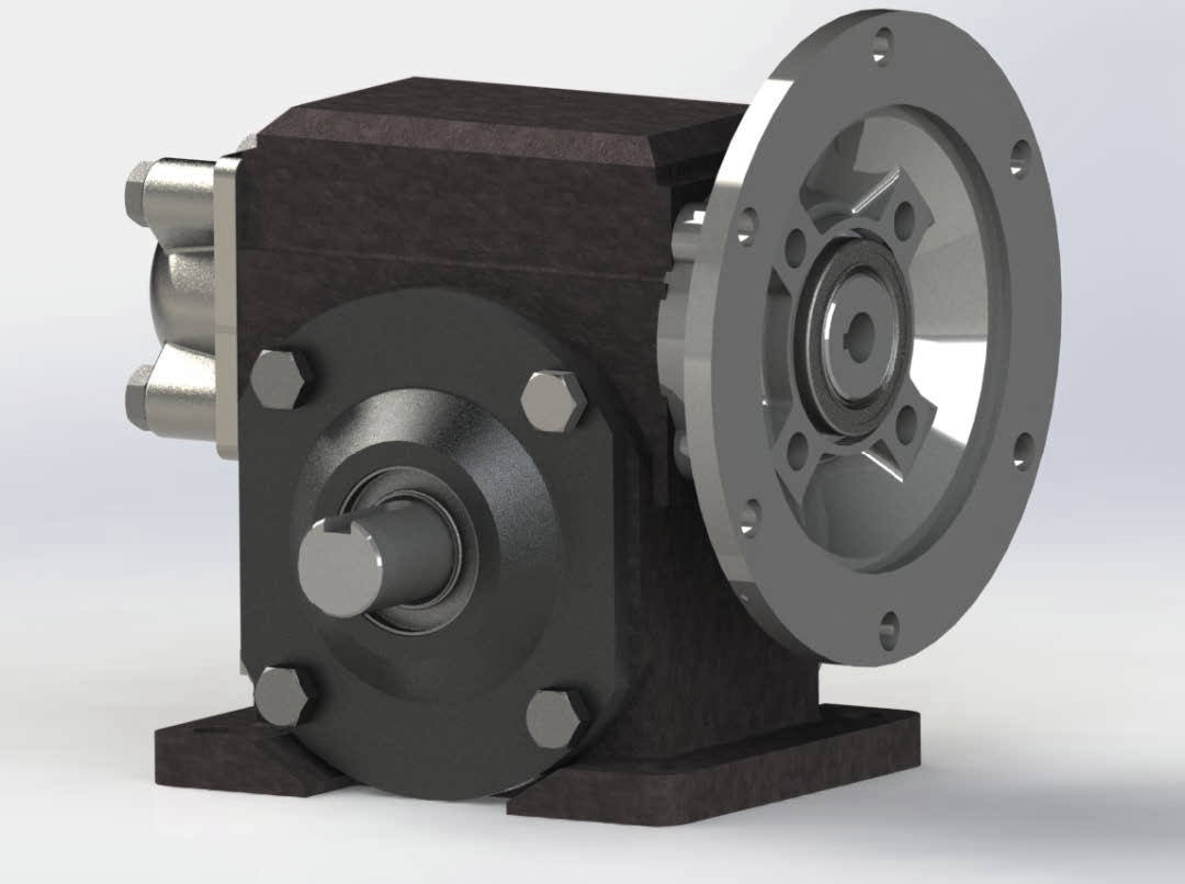 cad conversion of reducer gear assembly 2